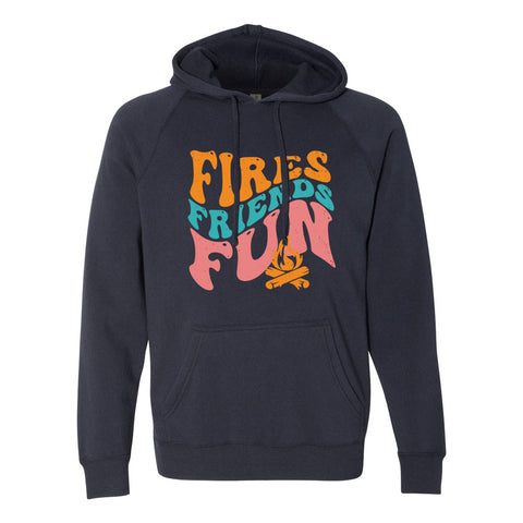 Life of Camp - Fires Friends Fun Hoodie|61721,61722,61723,61724