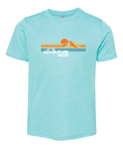 Life of Camp - Adventure Begins Tee|61448,61449,61450,61451,61452,61453,61454