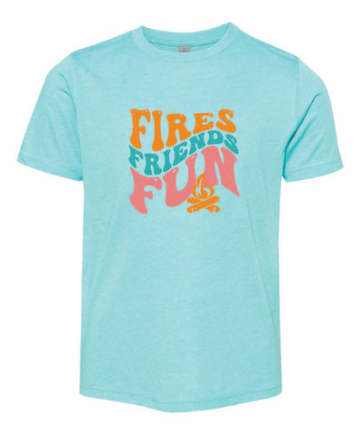 Life of Camp - Fires Friends Fun Tee|61553,61554,61555,61556,61557,61558,61559