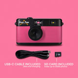 Camp Snap Camera Flamingo Pink