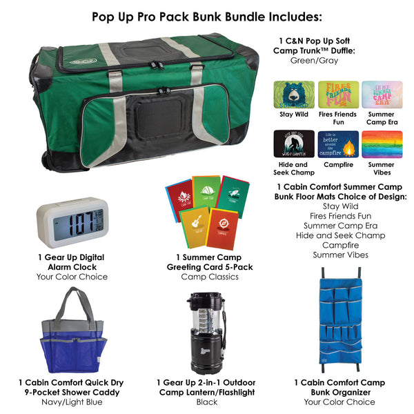 Pop Up Pro Pack Bunk Bundle - $40+ in Free Bunk Essentials
