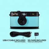 Camp Snap Camera Seaglass Blue