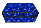 Designer Trunk - Blue Electric Surge - 32x18x13.5"