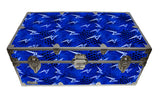 Designer Trunk - Blue Electric Surge - 32x18x13.5"