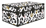 Designer Trunk - Glitter Cheetah - 32x18x13.5"