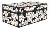 Designer Trunk - Pumpkins & Cats - 32x18x13.5"
