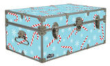 Designer Trunk - Candy Canes - 32x18x13.5"