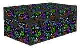 Designer Trunk - Neon Kitty - 32x18x13.5"