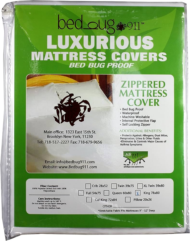 Bed Bug 911 Luxurious Mattress Protector