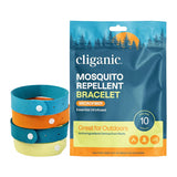 Cliganic™ Organic Microfiber Mosquito Repellent Bands 10 Pack