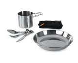 GSI Outdoors Glacier Stainless Steel 1 Person Set