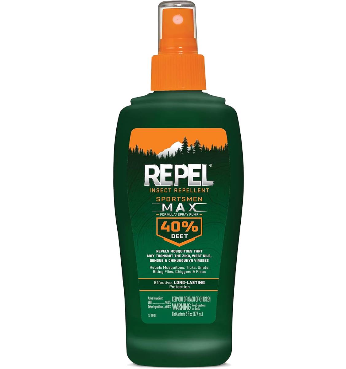 Repel Sportsmen Max 40% Deet Pump Spray Insect Repellent