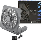 TREVA 10" Camping Fan with AC Adapter