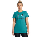Under Armour Womens Sportstyle Logo Short Sleeve Shirt
