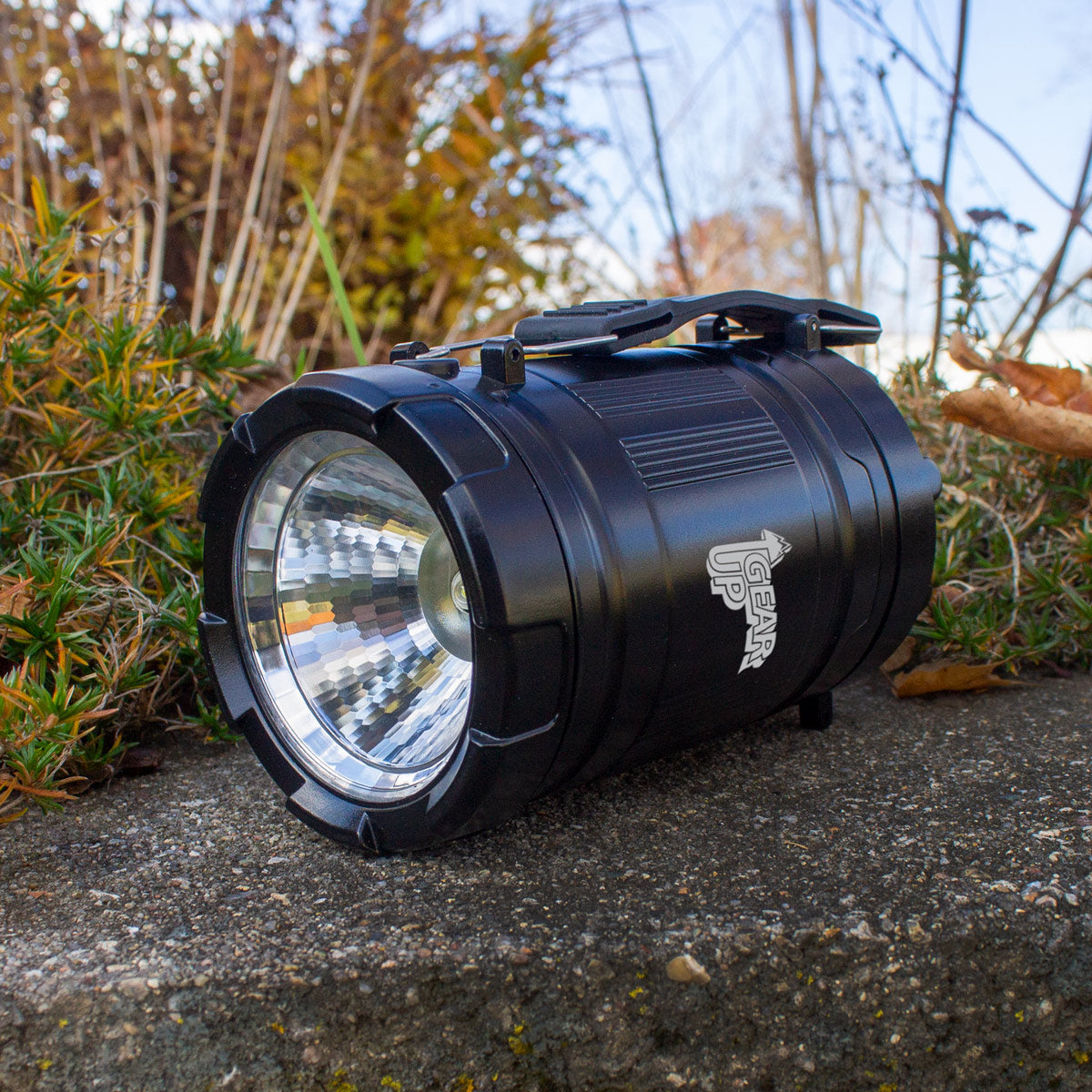 best rechargeable lantern flashlight combo Gear Up 2-in-1 Outdoor Camp Lantern/Flashlight