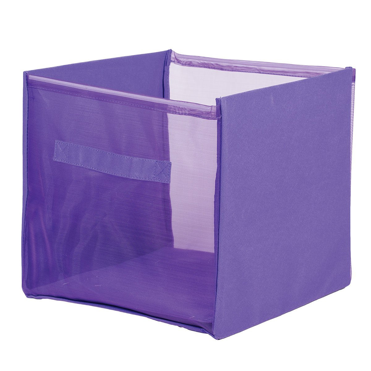 Innovative Home Creations Pop-Up Fabric Storage Cubes - L | Purple