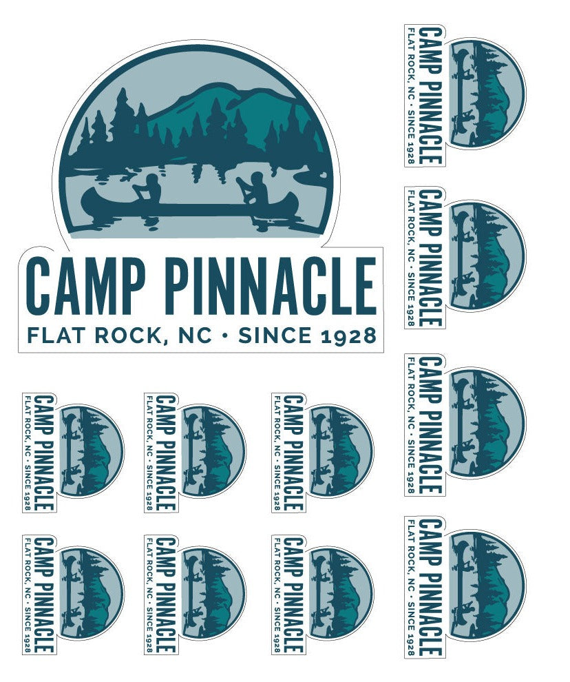 Camp Logo-Camp Pinnacle Decal Set 11-Pack