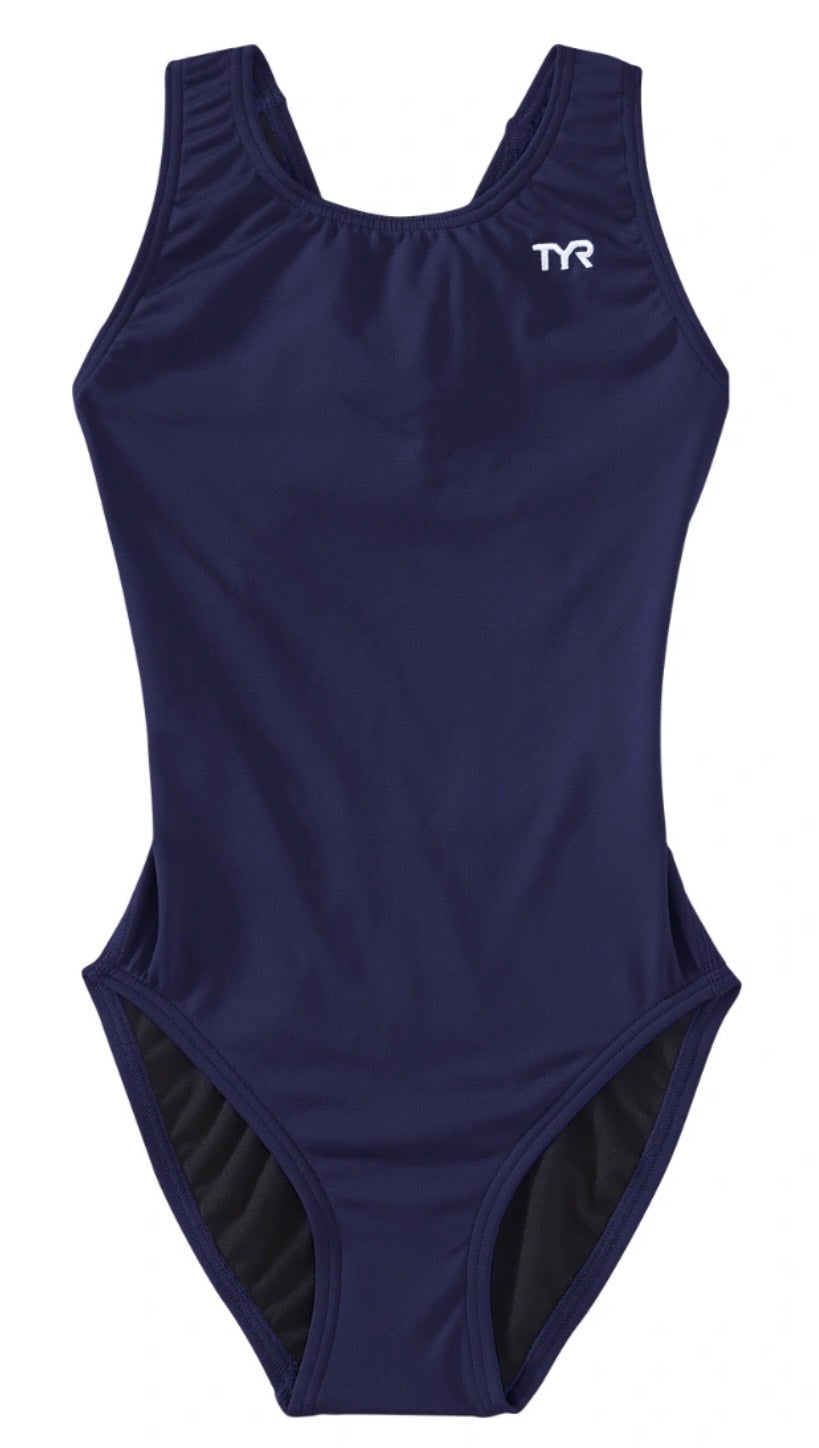 TYR® Girls' Durafast One Solid Maxfit Swimsuit