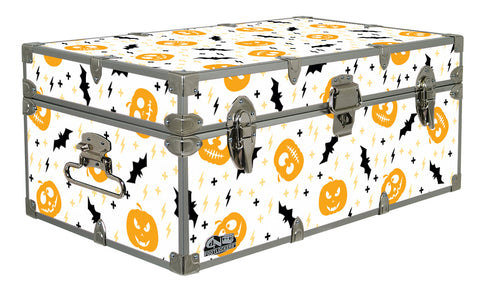 Designer Trunk - Pumpkins & Bats - 32x18x13.5"|71346