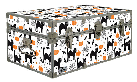 Designer Trunk - Pumpkins & Cats - 32x18x13.5"|71347