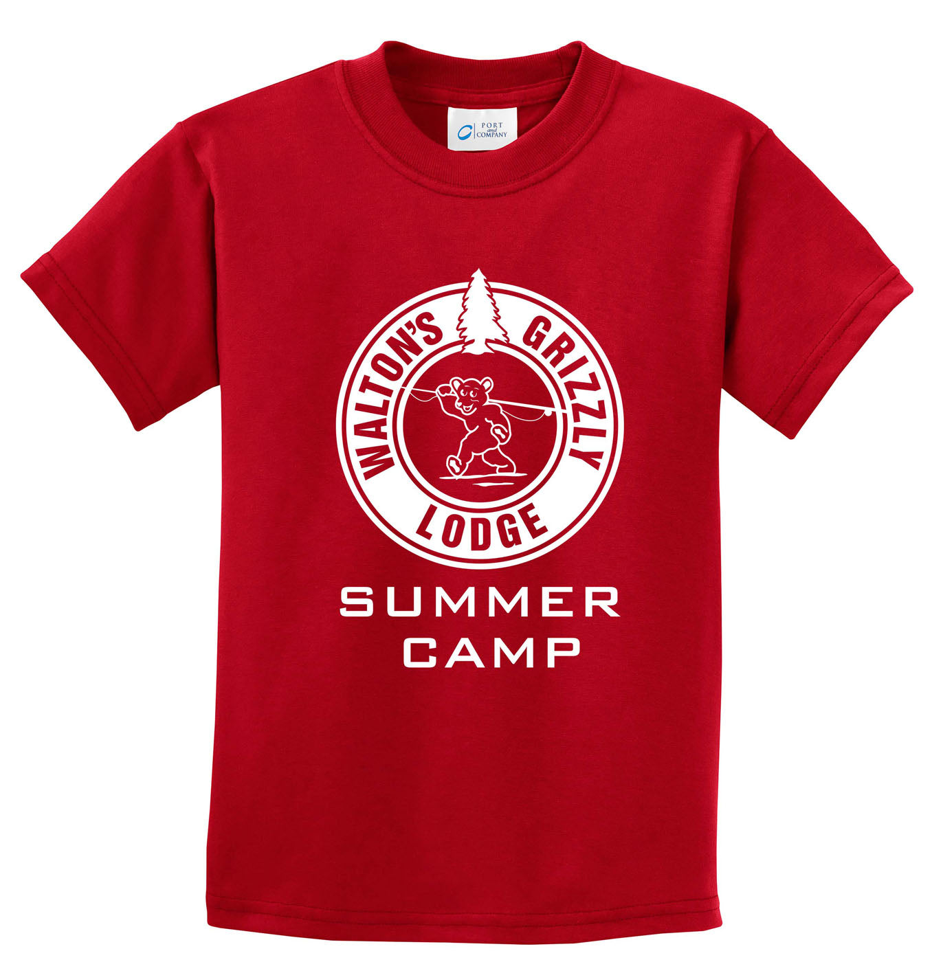 Walton s Grizzly Lodge Summer Camp T Shirt for Campers