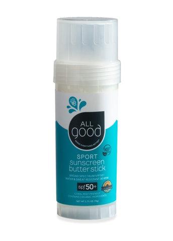 All Good SPF 50+ Sport Mineral Sunscreen Butter Stick 2.75oz
