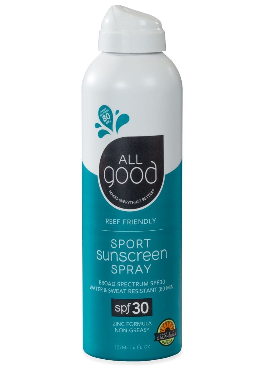 All Good SPF 30 Sport Mineral Sunscreen Spray 6oz