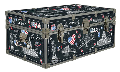GREY US AIR FORCE TRUNK