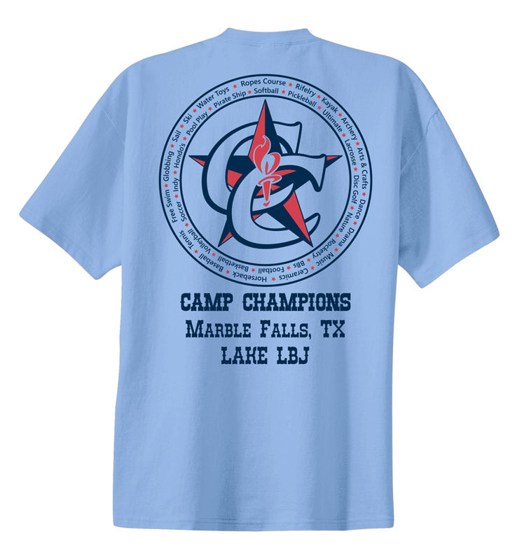 Camp Champions Marble Falls Tee