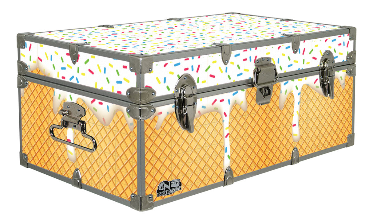 Designer Trunk - Ice Cream Cone - 32x18x13.5"