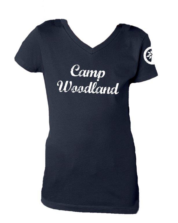 Camp Woodland V-Neck Tee