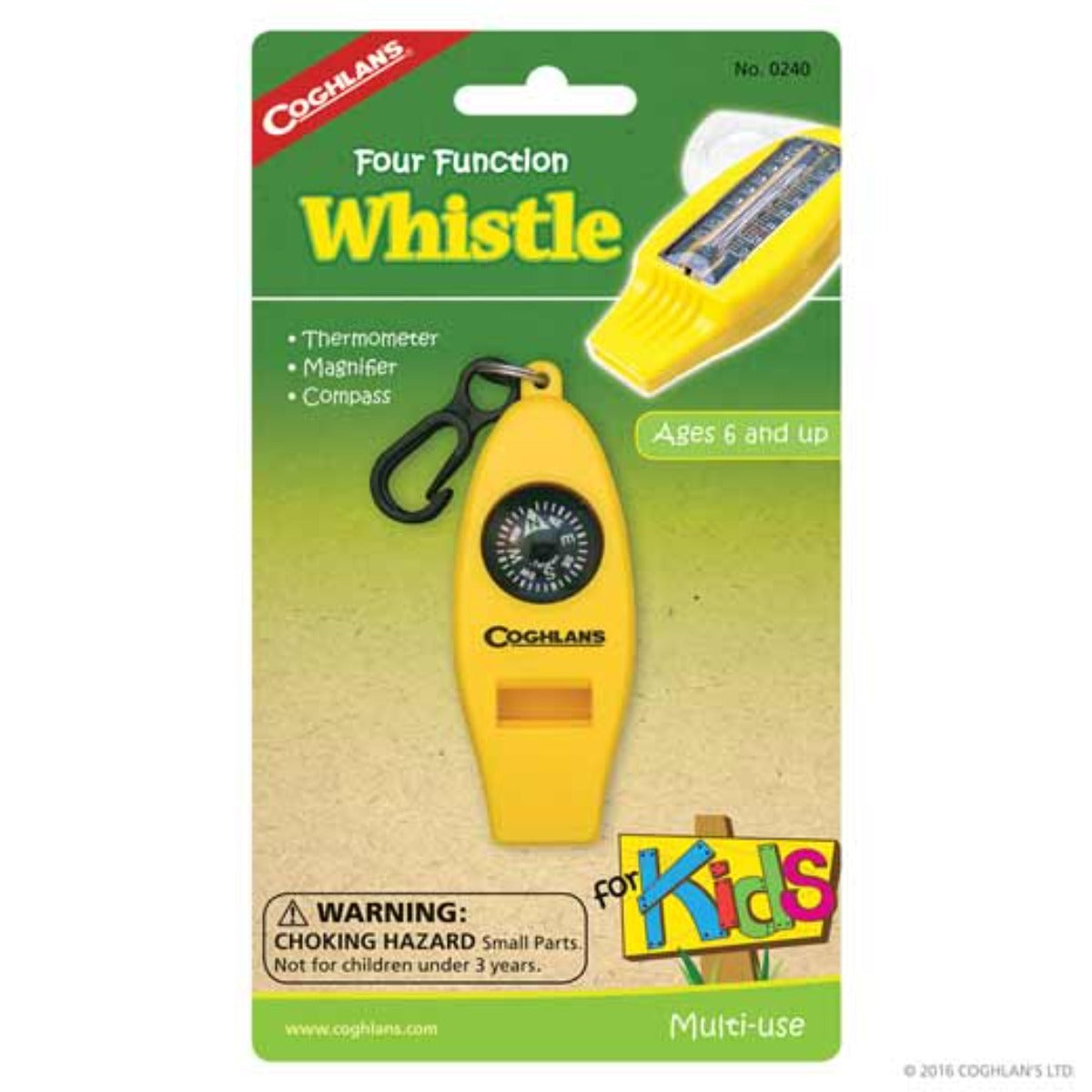 Coghlans® Kids Four Function Whistle