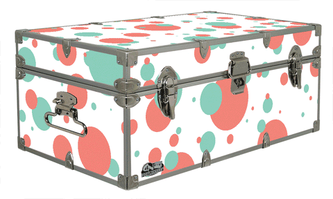 Designer Trunk - Floating Dots - 32x18x13.5"|11066
