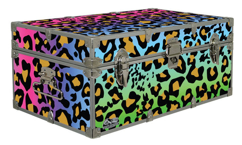 Designer Trunk - Rainbow Leopard - 32x18x13.5"|71410