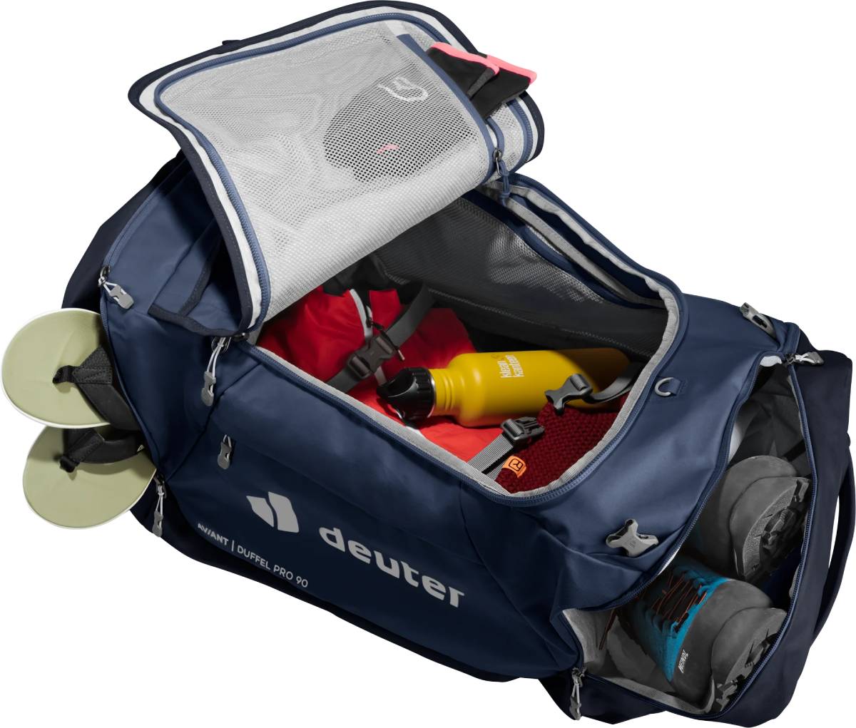 deuter Duffel Pro 90 Mineral - Grove deuter Duffel Pro 90 Mineral - Grove
