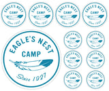 Camp Logo-Eagles Nest Camp Decal Set 11-Pack