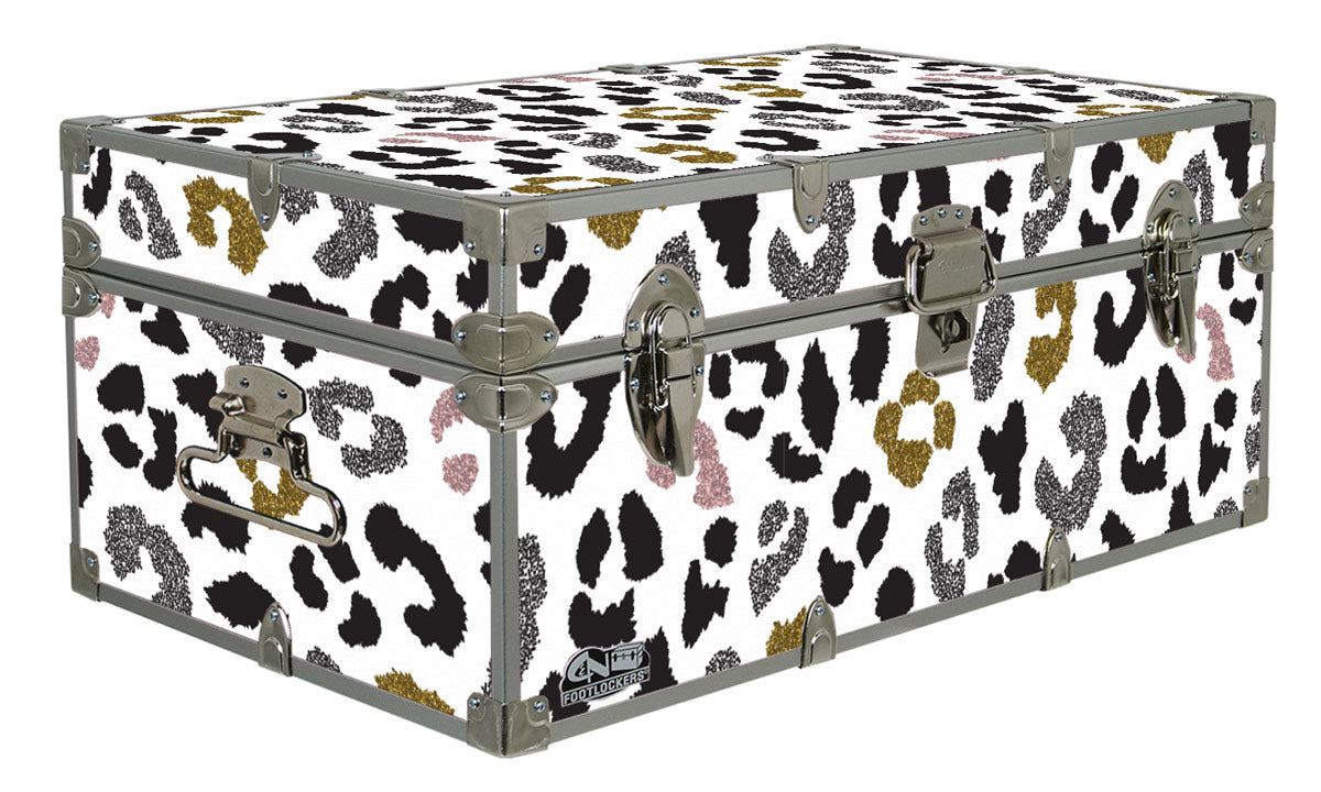 Designer Trunk - Glitter Cheetah - 32x18x13.5"