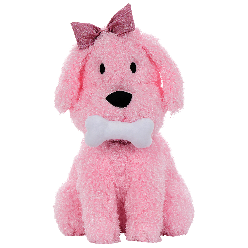iScream Puppy Love Furry and Glitter Stuffed Animal