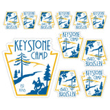 Camp Logo-Keystone Camp Decal Set 11-Pack