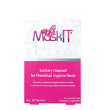 MaskIt® Feminine Hygiene Disposal Pouches for Pads, Wrappers, Applicators