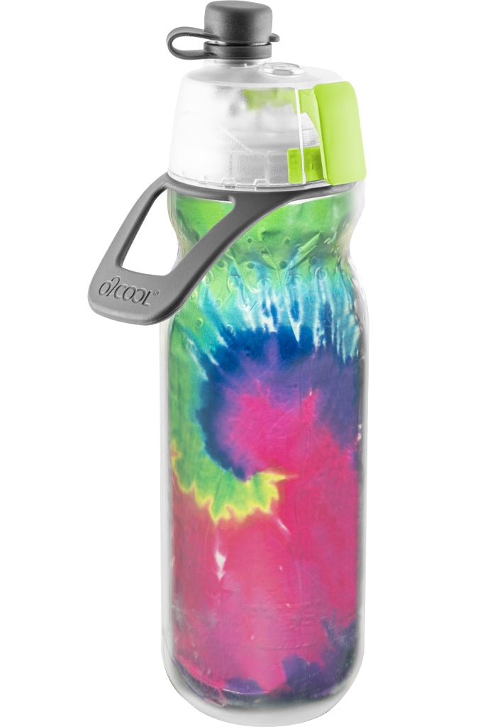O2COOL Mist and Sip Water Bottle for Drinking and Misting, 2 Pack