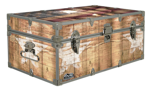 Designer Trunk - Rustic Americana - 32x18x13.5"|14106