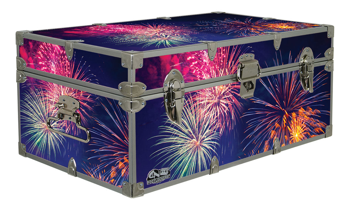 Designer Trunk - Grand Finale Fireworks - 32x18x13.5"