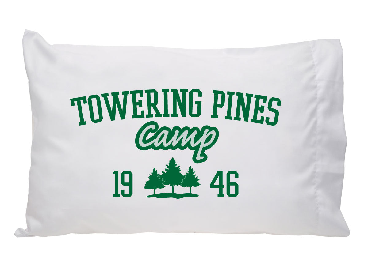 Towering Pines Camp Autographable Pillow Case