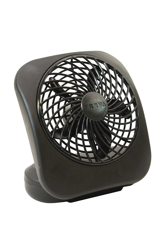 O2Cool Treva 10 Battery Operated Portable Fin Fan with AC Adapter