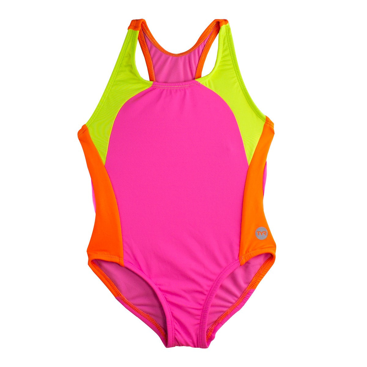 TYR® Girls' Solid Splice Maxfit Swimsuit