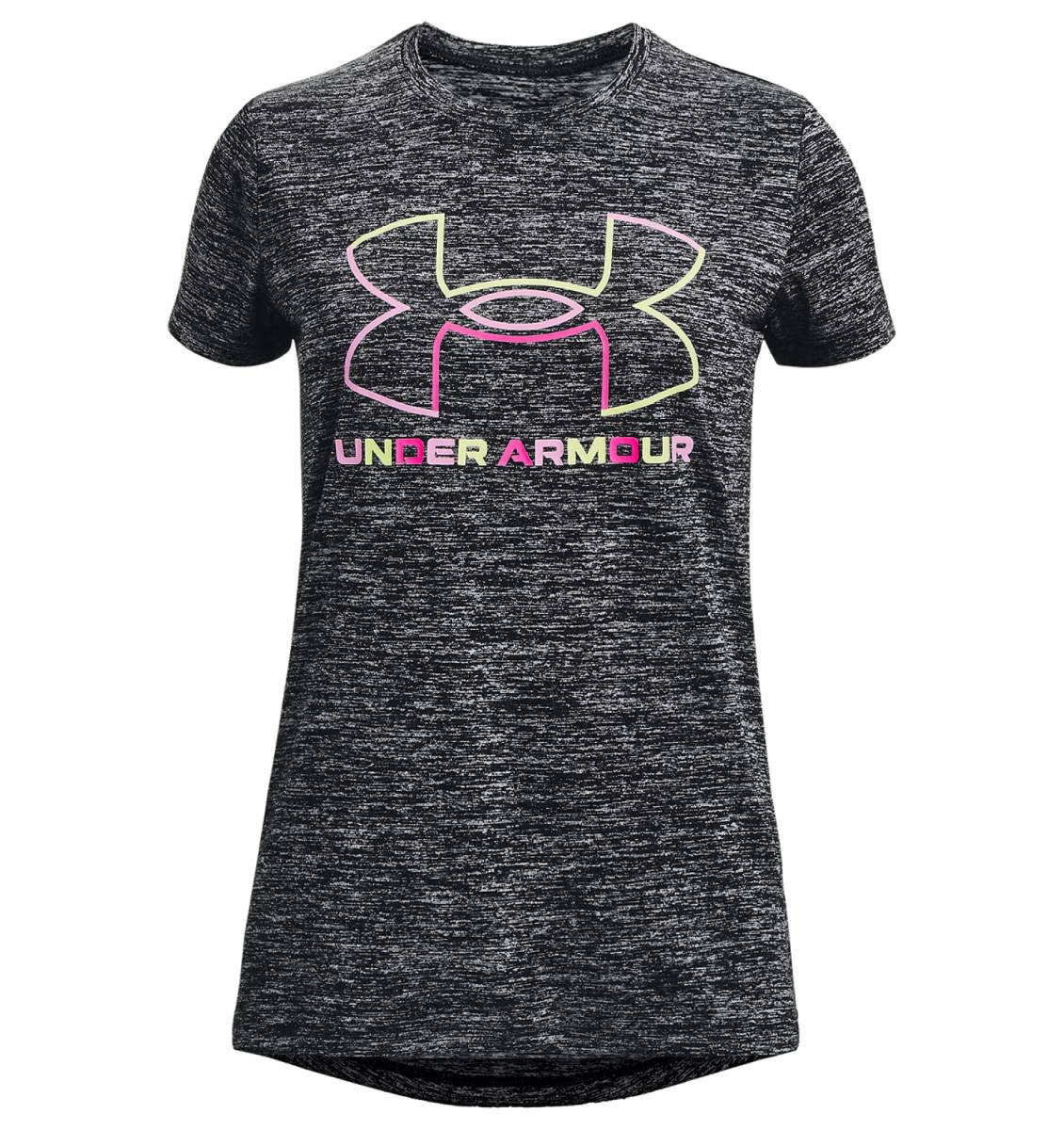 Under Armour Girls' Tech™ Big Logo Twist Short Sleeve